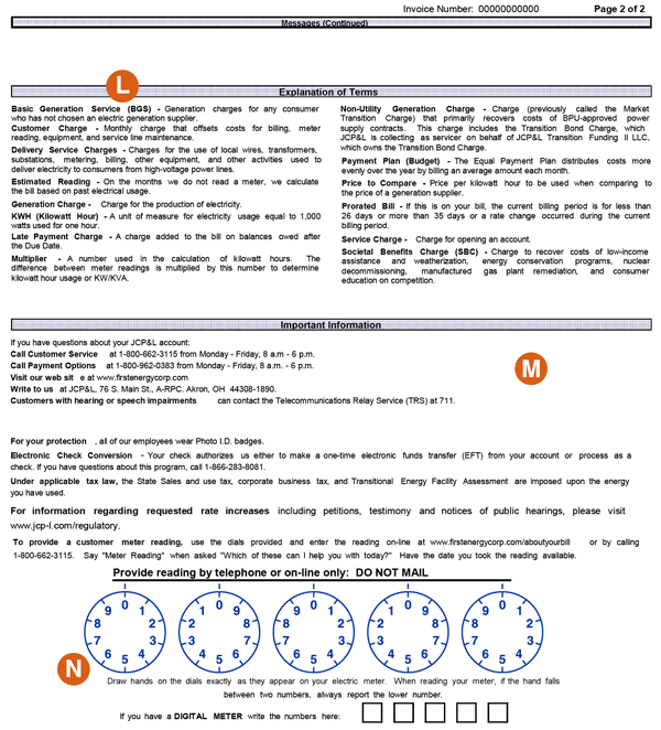 Jersey Central Power Light Bill