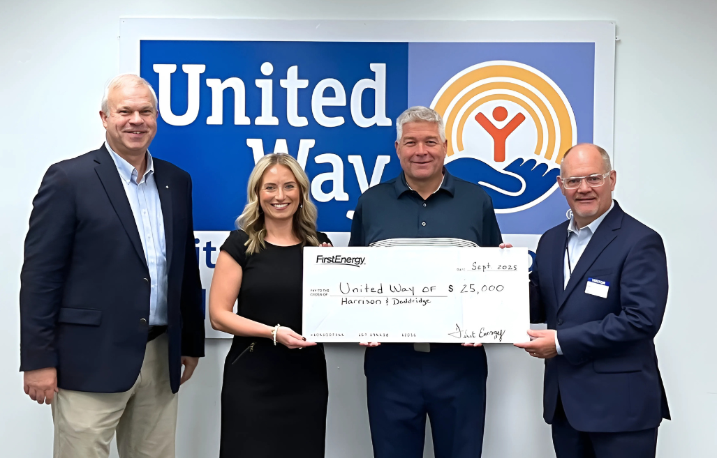United Way check presentation