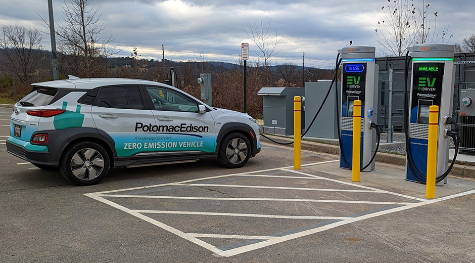 Potomac Edison Electric Vehicle Charging Station