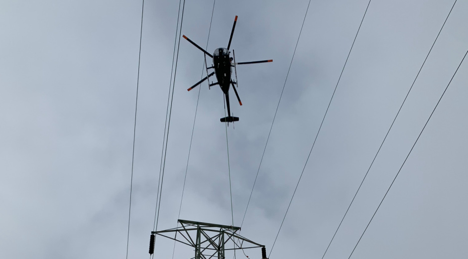 Transmission helicopter trimming 