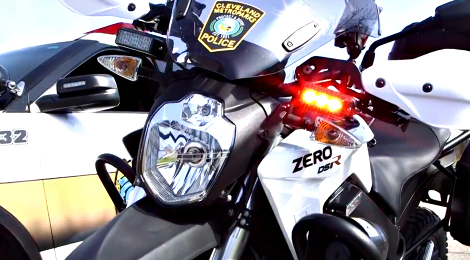 cleveland metroparks police department deploys electric motorcycle