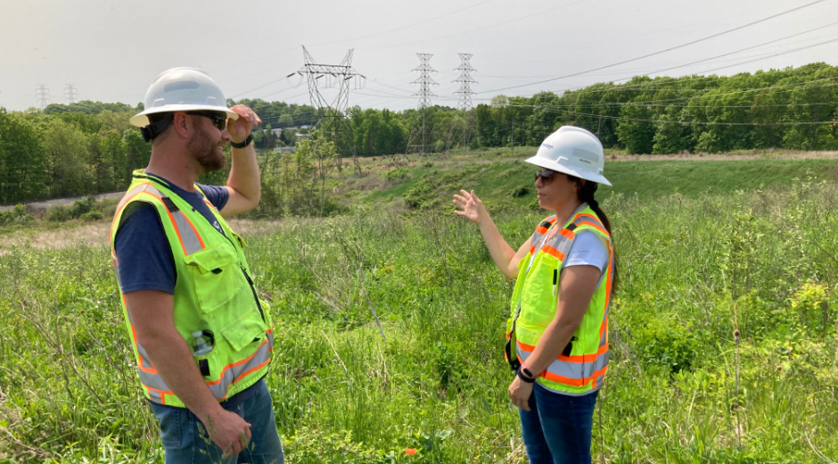 pollinator research along right of way in west virginia