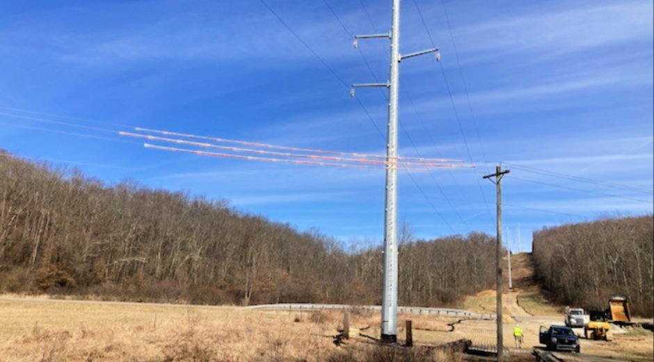 transmission pole line 