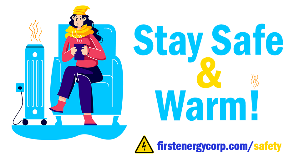Stay Safe and Warm Social Media Graphic